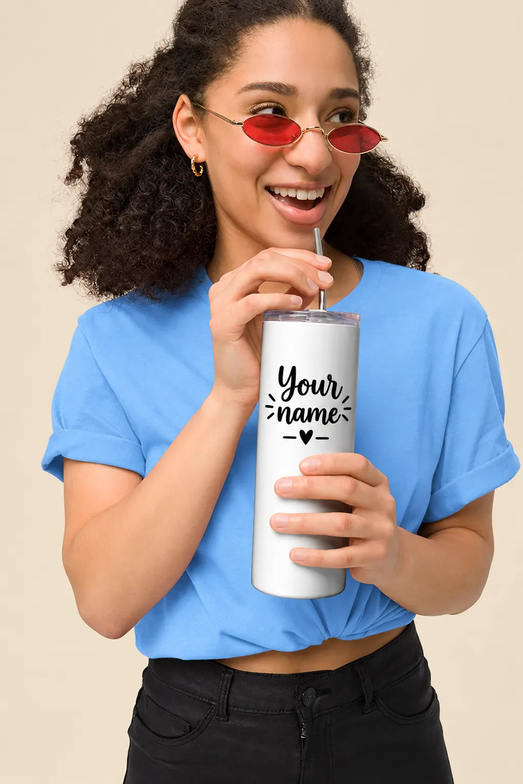 Vitrelic Stainless steel tumbler