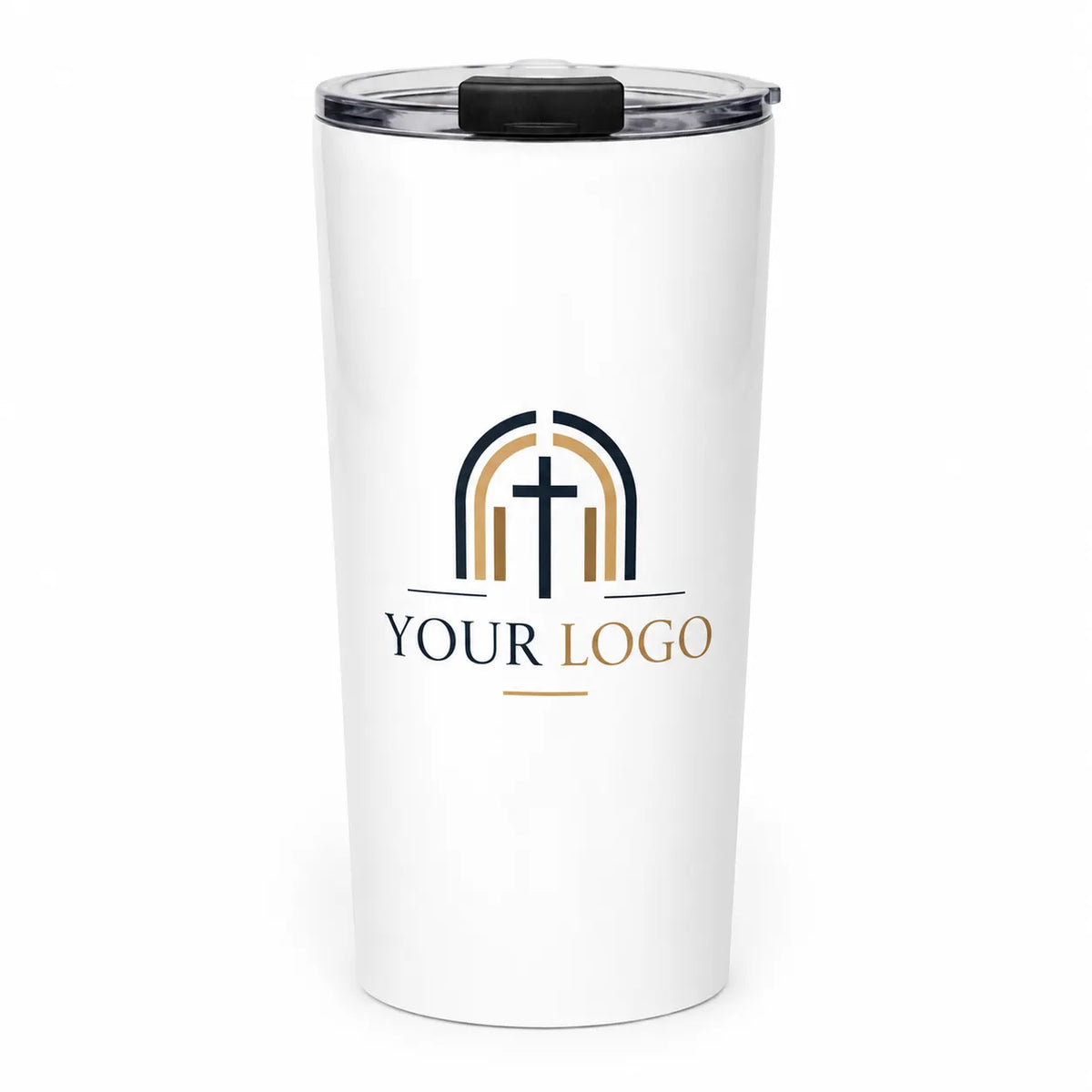 Vitrelic Tapered stainless steel tumbler