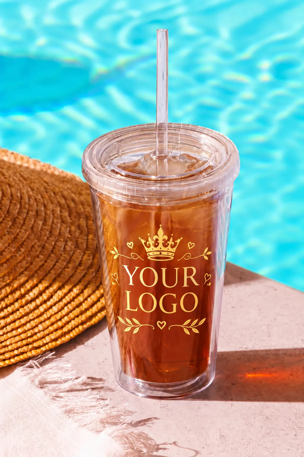 Vitrelic Clear plastic tumbler