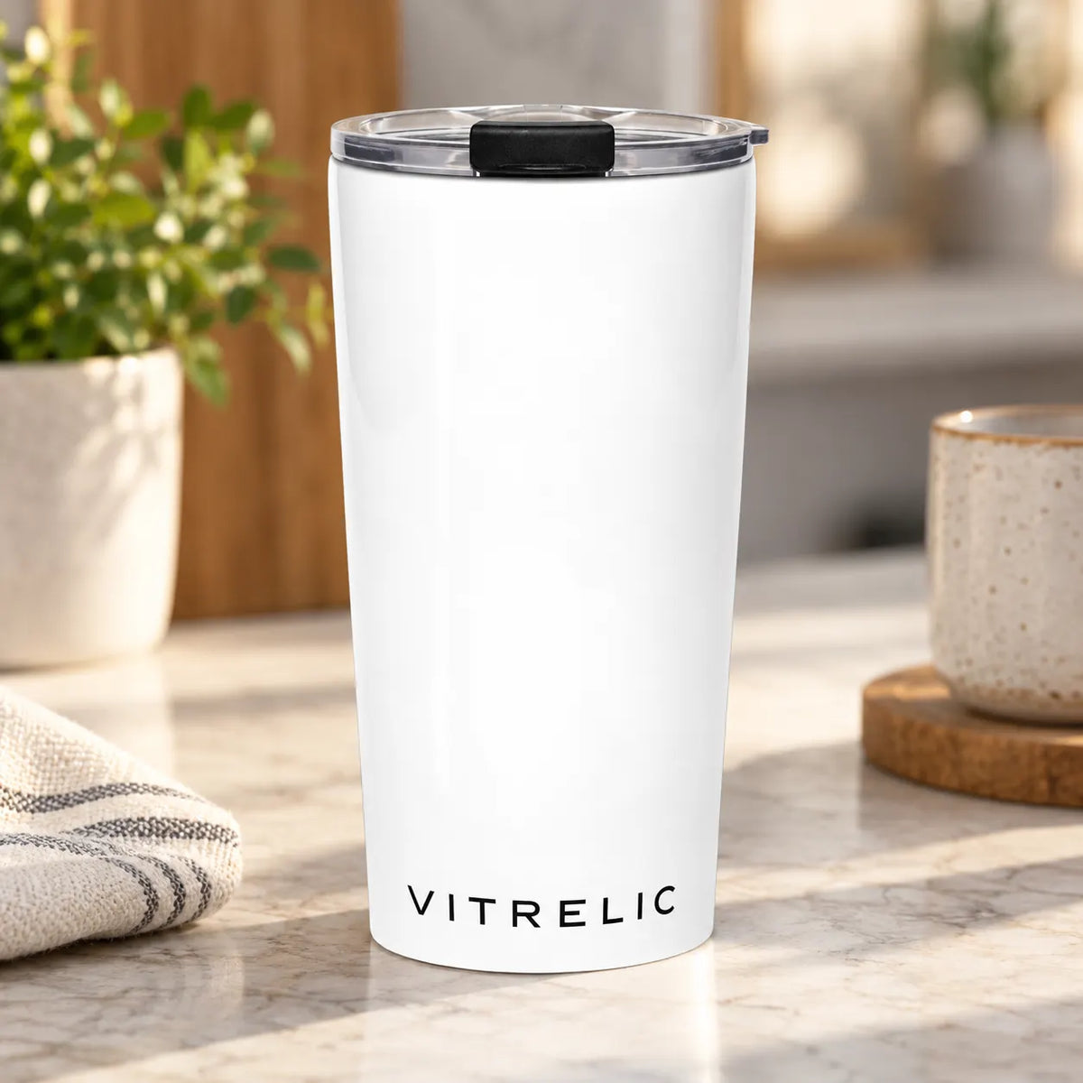 Vitrelic konischer Edelstahlbecher