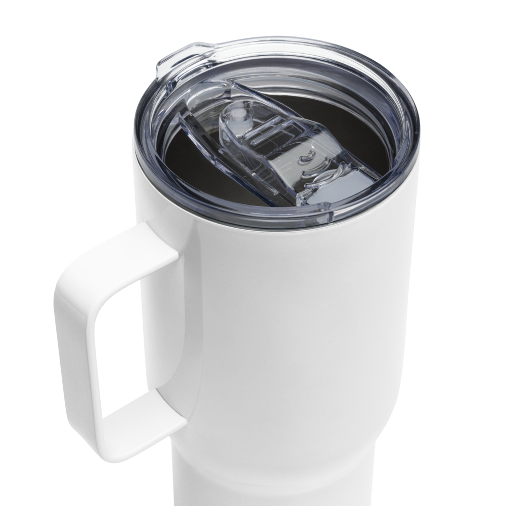 Vitrelic Travel mug with a handle