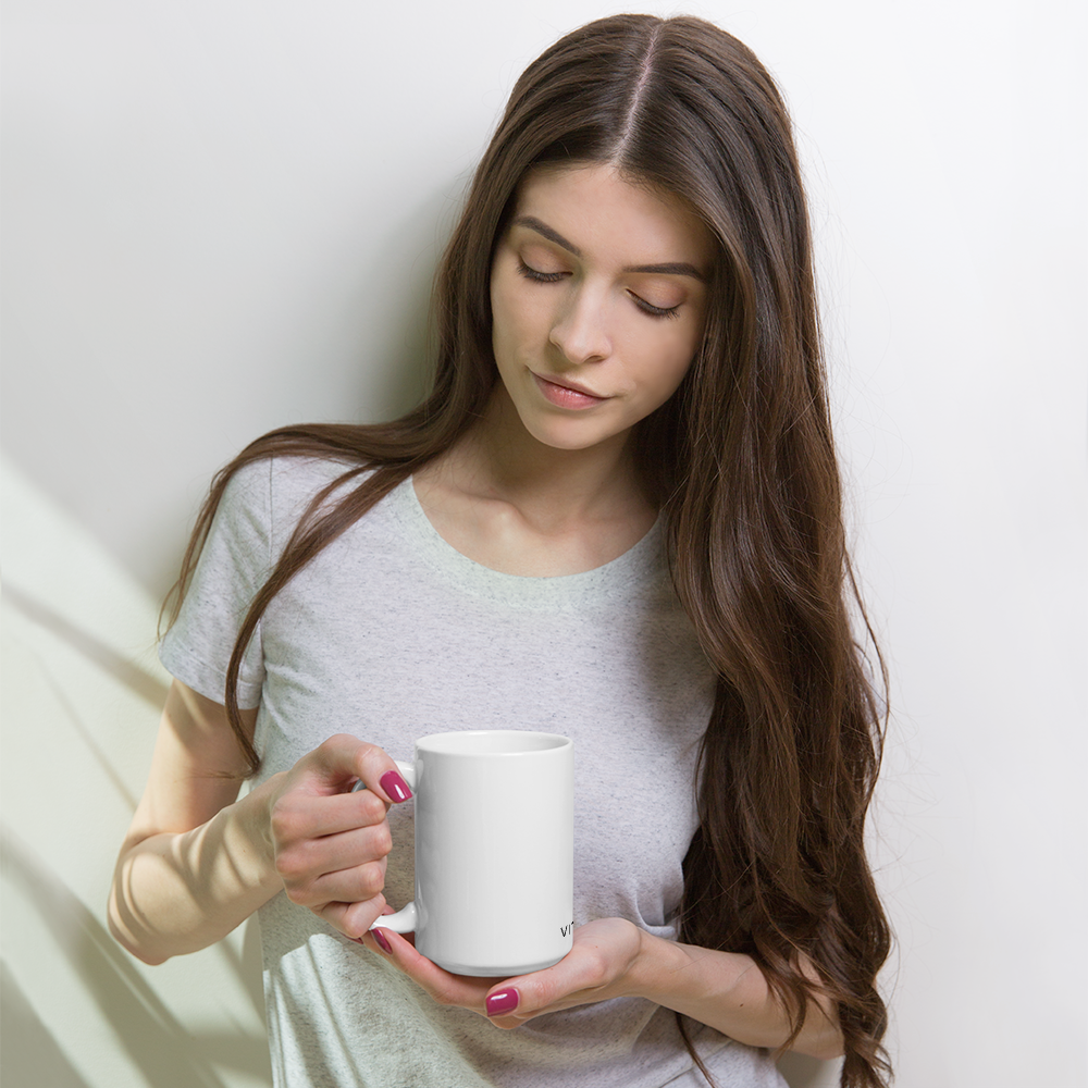 Vitrelic White glossy mug